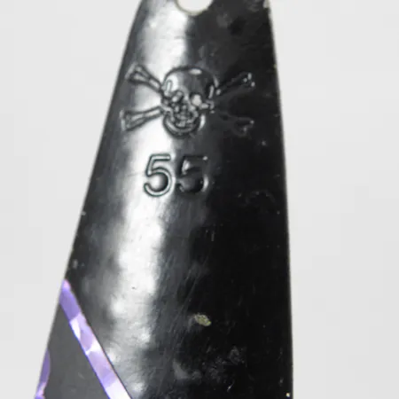 Calcutta 55 Blizgė velkiavimui, Juoda/Balta/Violetinė, 12g, Kalta, #2125