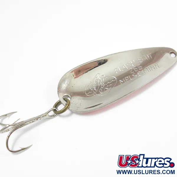Nebco FlashBait 266 Blizgė, Raudona/Balta/Nikelis, 10g, Vintage, #2182