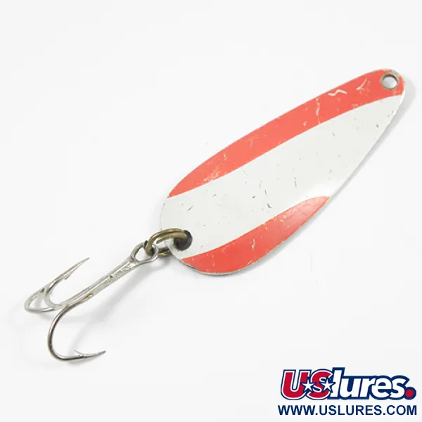 Nebco FlashBait 266 Blizgė, Raudona/Balta/Nikelis, 10g, Vintage, #2182