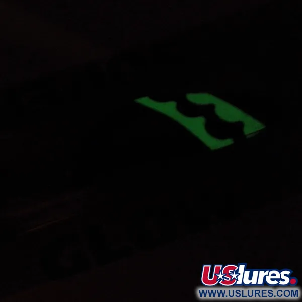 Acme Little Cleo Blizgė, Nikelis/Žalia/Glow/UV, 9,5g, kupra, #2224