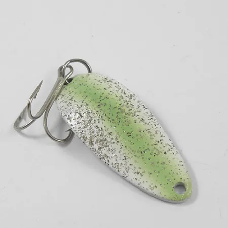 Little Cleo (Hula Girl) Blizgė, Žalia/Nikelis/Blizgučiai, 10g, #2269