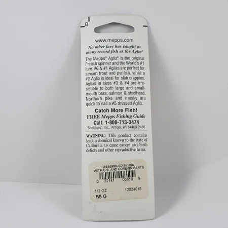 Mepps Aglia 5 Sukrė, Sidabrinė, 14g, Kūginė rotacija, #2299