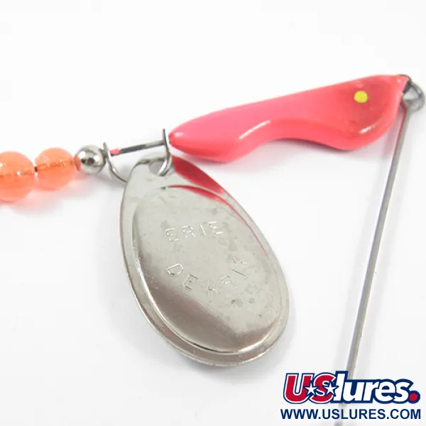 Erie Dearie Walleye Killer Sukriukė, Nikelis / Raudona, 12g, #2291