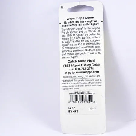 Mepps Aglia 3 Sukriukė, Fire Tiger, 7g, 3 dydis, #2297