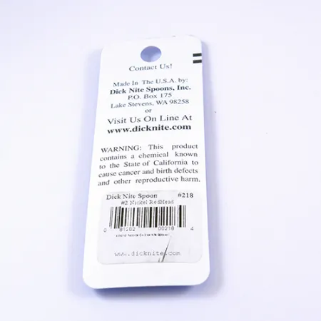 Dick Nite #2 Blizgė, Nikelis/Raudona, 3.5cm, Siwash, #2306