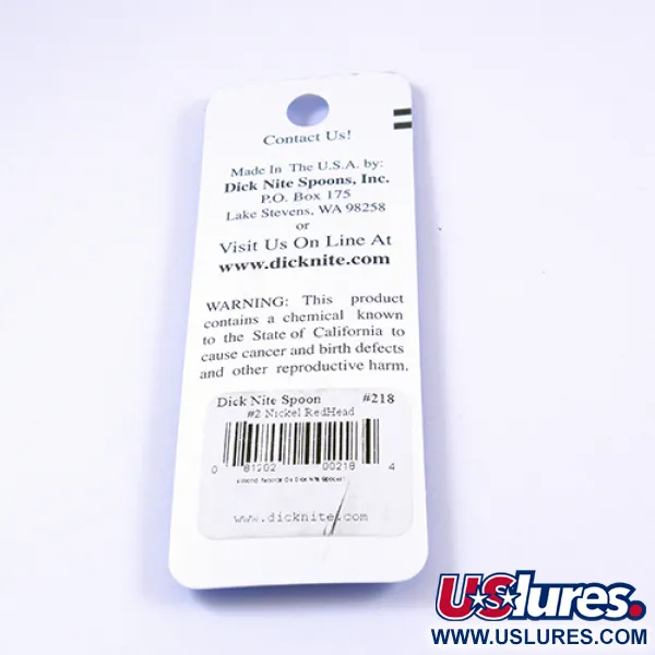 Dick Nite #2 Blizgė, Nikelis/Raudona, 3.5cm, Siwash, #2306