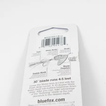 Blue Fox Flash Deep Runner Sukrė, Rainbow, 4g, Holo lapelis, #2337