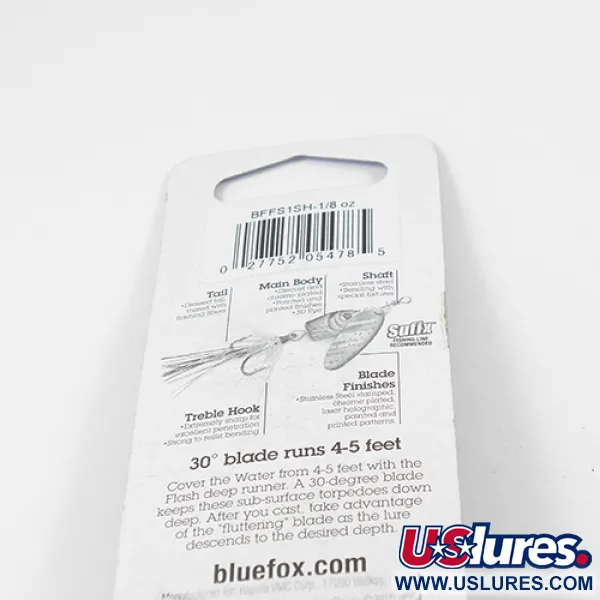 Blue Fox Flash Deep Runner Sukrė, Rainbow, 4g, Holo lapelis, #2337