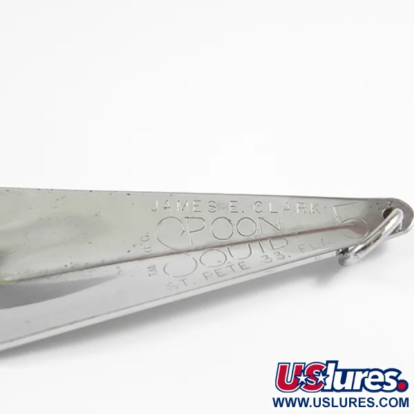 James E. Clark Clark Spoon Squid, Nikelis, 35g, Nuo žolių, #2347