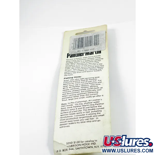 Panther Martin Eastern Bass Kit Suktukė, Juoda/Žalia/Sidabras, 4g, #2365