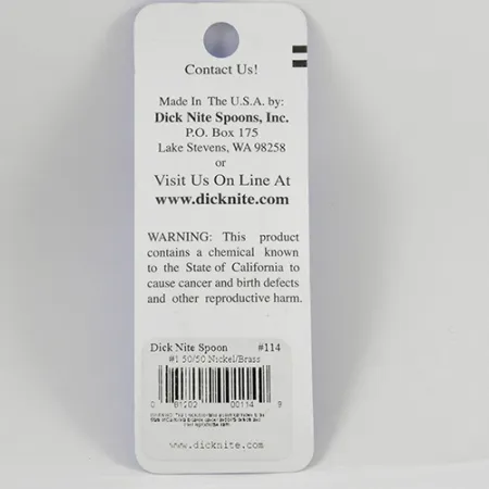 Dick Nite #1 Vartiklė, Nikelis / Auksas, 1g, #2368