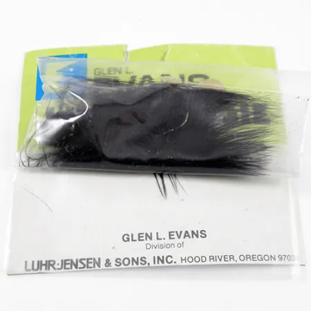 Glen Evans Little Dogie Jig-Fly, Juoda, 7g, Plaukų džigas, #2378