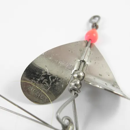 Blue Fox Suktukas, Nikelis/Geltona/Bucktail, 14g, Antižolinis, #2393