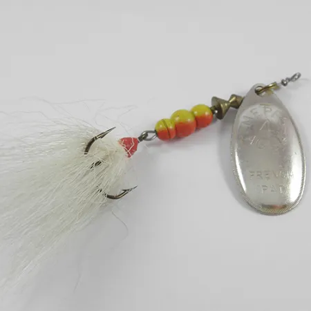 Mepps Aglia 4 sukrė, Nikelis, 10g, Bucktail, #2394