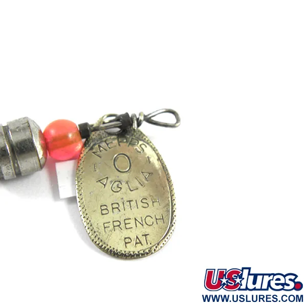 Mepps Aglia 0 Sukrė, Žalvaris, 2,5g, Prancūziškas dizainas, #2404