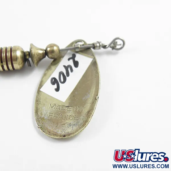 Mepps Aglia 2 Sukrė, Žalvaris, 4,5g, Raudonas Kembrikas, #2406