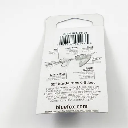 Blue Fox Flash Deep Runner Sukriukė, Trout, 4g, Plunksnos, #2413