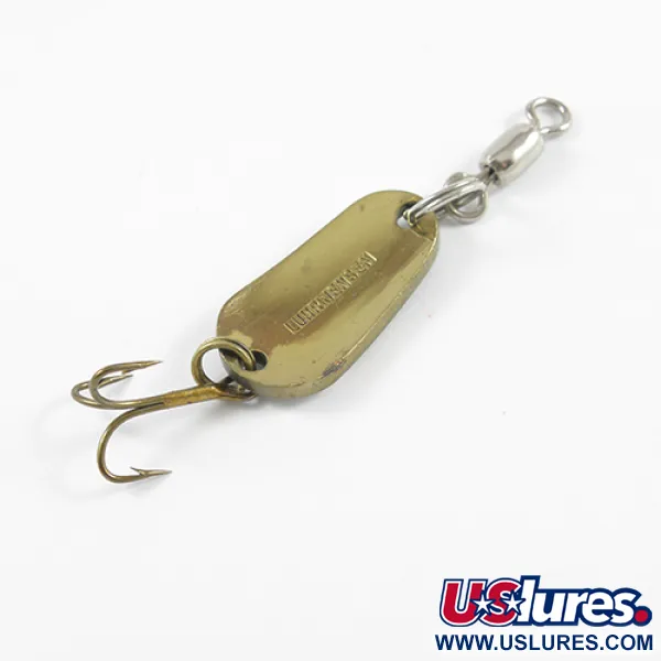 Luhr Jensen Blizgė, Balta/Žalia/Žalvaris, 7g, Vintažinė, #2421