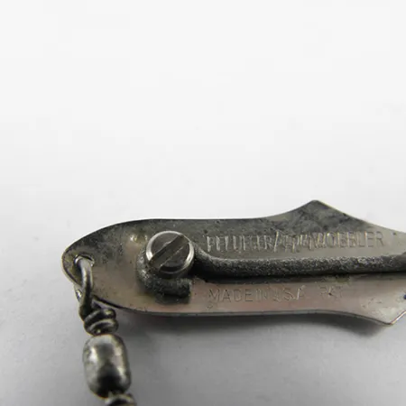 Weedless Pflueger Wobbler Vartiklė, Nikelis, 1,4g, Be žolių, #2435