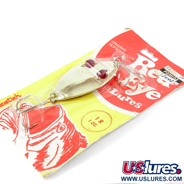 Hofschneider Red Eye Wiggler Blisgė, Auksinė, 28g, Raudonos akys, #2442