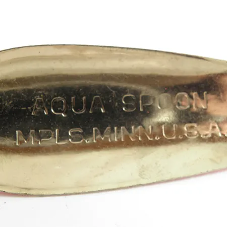 Nebco Aqua Spoon Blinkė, Kaltas auksas / Oranžinė, 21g, Kalta, #2452
