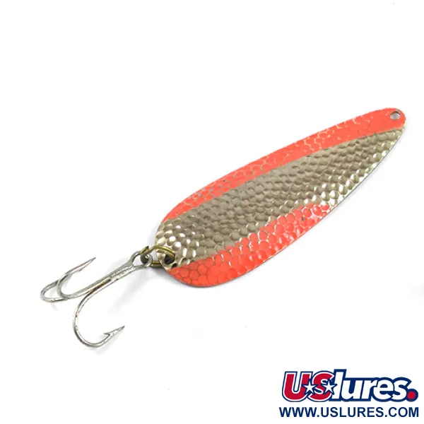 Nebco Aqua Spoon Blizgė, Kaltas auksas/Oranžinė, 21g, Vintage, #2457