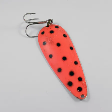 Nebco Aqua Spoon Blinkė, Raudona/Juoda/Nikelis, 21g, Vintage, #2459