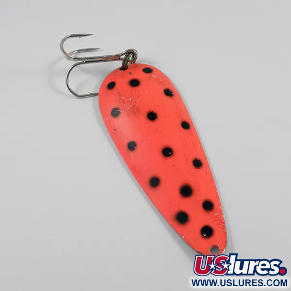 Nebco Aqua Spoon Blinkė, Raudona/Juoda/Nikelis, 21g, Vintage, #2459
