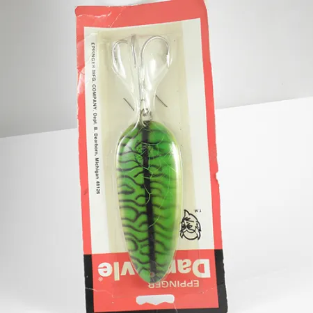 Eppinger Dardevle Huskie Junior Blizgė, Žalia / Nikelis, 58g, #2474