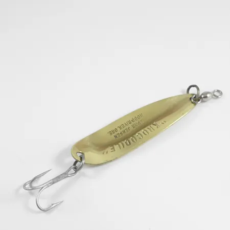 Luhr Jensen Krocodile Die #5 Blizgė, Auksinė, 21g, Tolimas Metimas, #2480