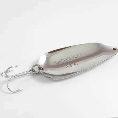 Dardevle Rok't Devlet Blizgė, Nikelis, 35g, Poliruota, #2505