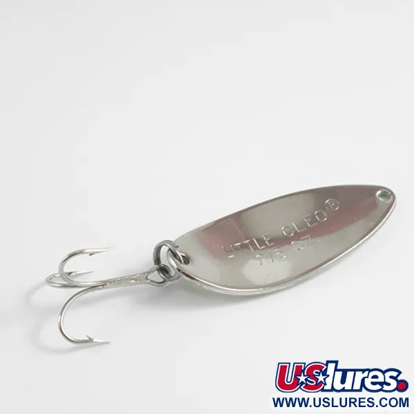 Acme Little Cleo Glow Blizgė, Nikelis/Balta/Glow, 11,5g, Glow, #2512