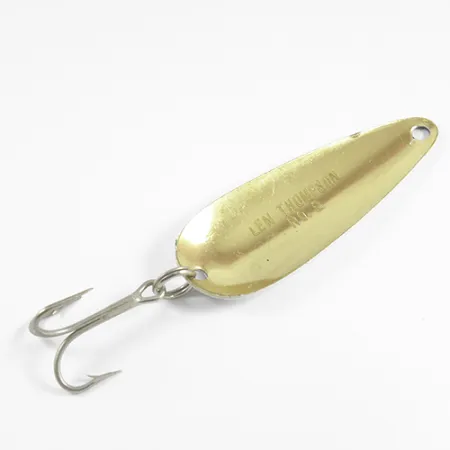 Len Thompson #2 Blizgė, Juoda/Balta/Žalvaris, 28g, Klasika, #2518