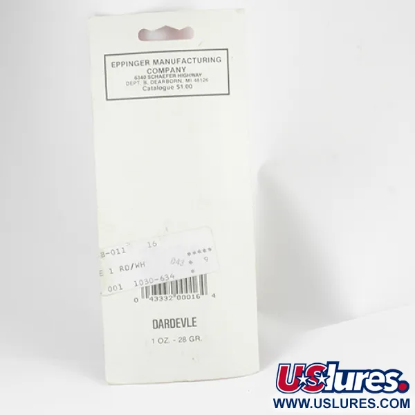 Eppinger Dardevle Vartiklė, Raudona, Nikelis, Dramblio k., 28g, #2557