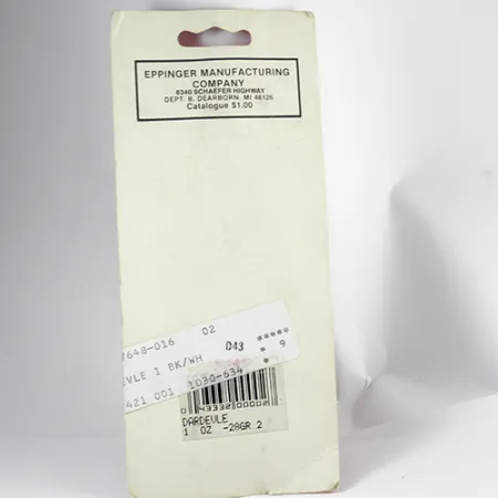 Eppinger Dardevle Blizgė, Juoda/Dramblio Kaulo, 28g, Klasikinė, #2558