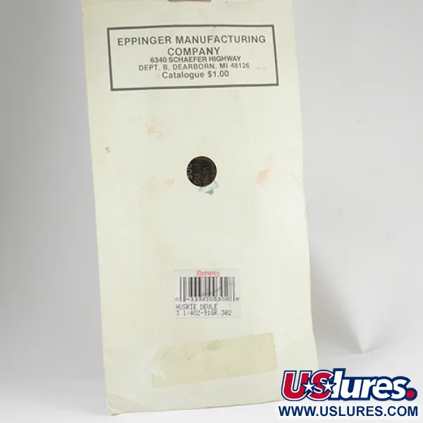 Eppinger Dardevle Huskie Devle Vartiklė, Juoda/Kaulo, 91g, #2560