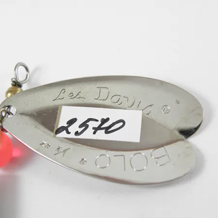 Luhr Jensen Les Davis Bolo Sukriukė, Žalvaris/Nikilis, 14g, #2570