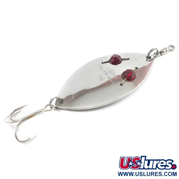 Gibbs Ruby Eye Wiggler Blizgė, Nickel / Red Eyes, 35g, Stiklo akys, #2587