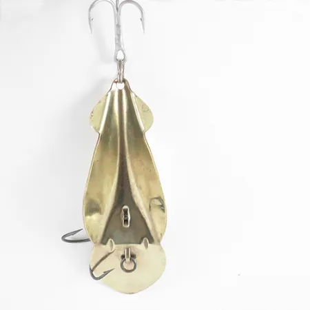 Buck Perry Spoonplug Blizgė, Žalvaris, 14g, Vintage, #2589