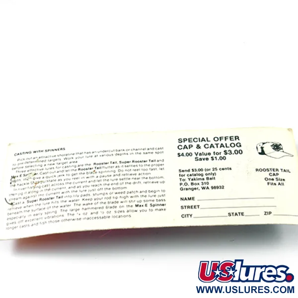 Yakima Bait Rooster Tail 5 Sukriukė, Sidabrinė/Rožinė, 12g, #2609