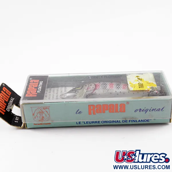 Rapala Original Floater Vobleris, Vaivorykštinis upėtakis, 2,3g, #2611