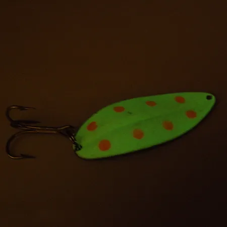 TODDCO Main liner Glow Blizgė, Glow White/Red/Nickel, 21g, #2662