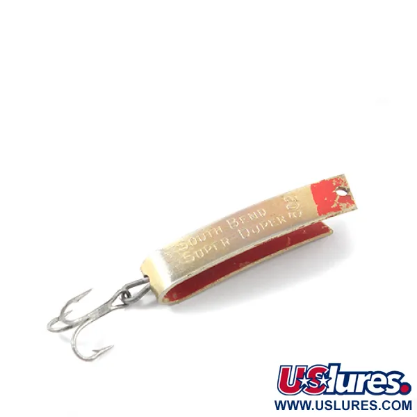 Super-Duper 502 Blizgė, Auksinė / Raudona, 2.5g, Klasikinis masalas, #2667