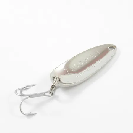 Luhr Jensen Krocodile Blizgė, Hammered Nickel, 7g, Tolimas Metimas, #2682