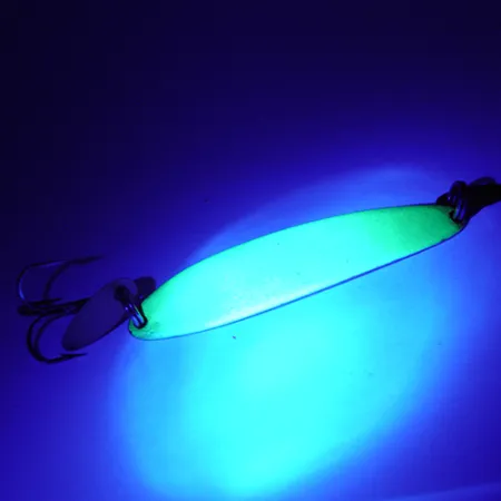 Bay de Noc Swedish pimple UV Blizgė, Nickel/Chartreuse UV, 21g, #2706