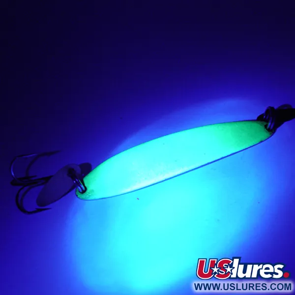 Bay de Noc Swedish pimple UV Blizgė, Nickel/Chartreuse UV, 21g, #2706