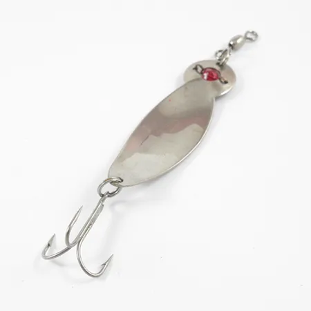 Lucky Strike One Eye Wiggler Blizgė, Nickel/Red Eye, 14g, #2709
