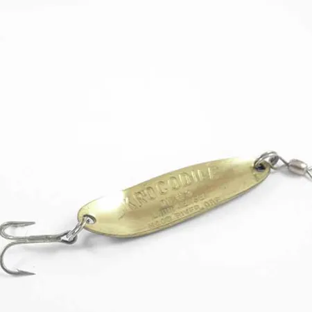 Luhr Jensen Krocodile Die #3 Blizgė, Frog (Žalia/Geltona), 10g, #2716