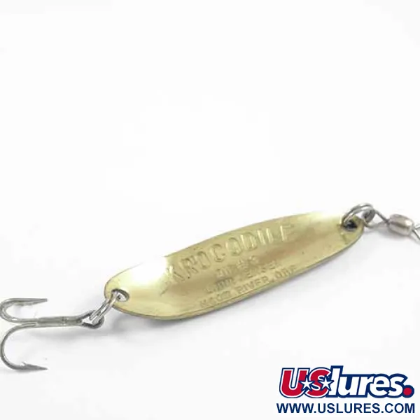 Luhr Jensen Krocodile Die #3 Blizgė, Frog (Žalia/Geltona), 10g, #2716