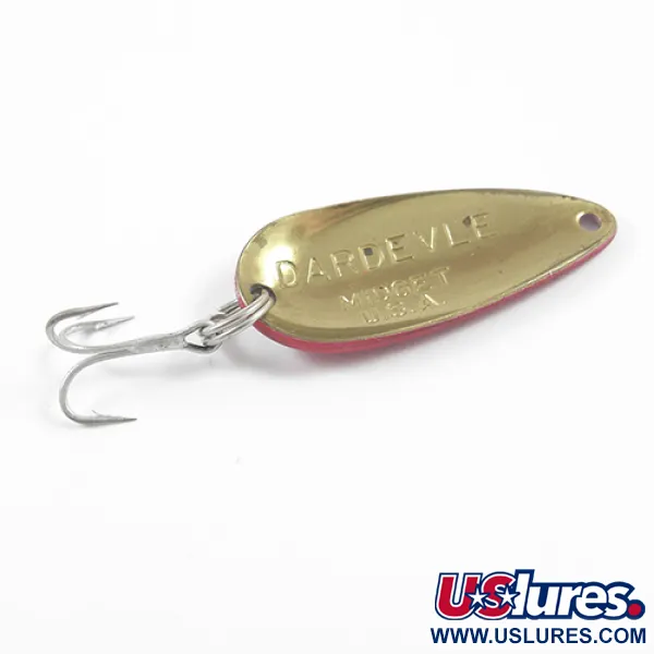 Eppinger Dardevle Midget Blizgė, Raudona/Balta/Žalvaris, 6g, #2727